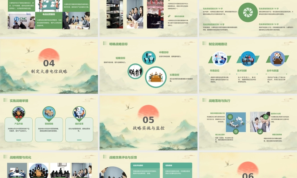 麦肯锡大唐电信战略的制定方法