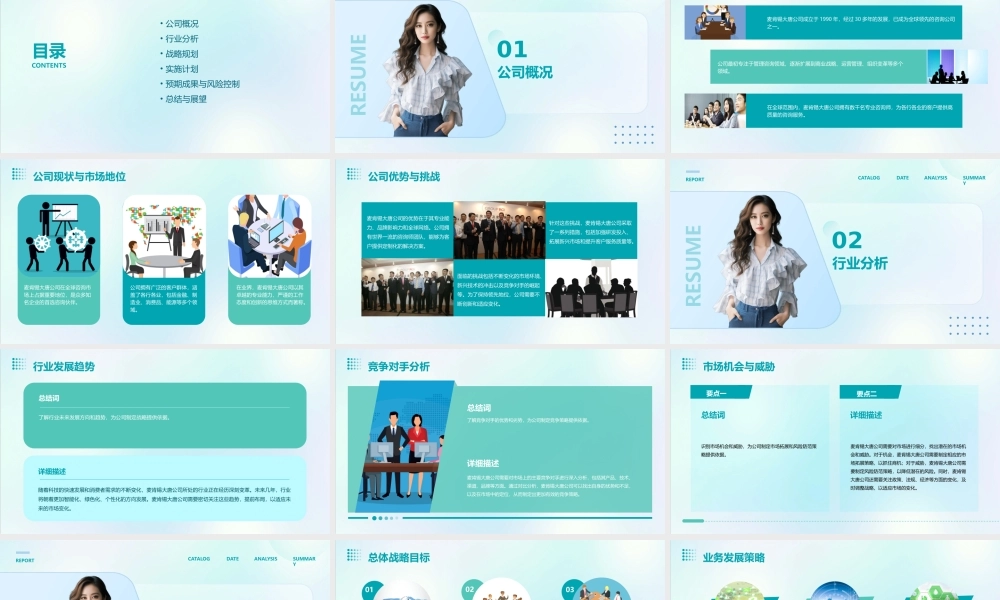 麦肯锡大唐公司战略规划草案课件