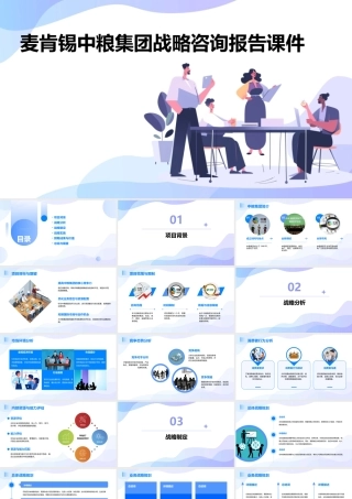 麦肯锡中粮集团战略咨询报告课件