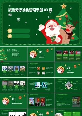 麦当劳标准化管理手册03课件