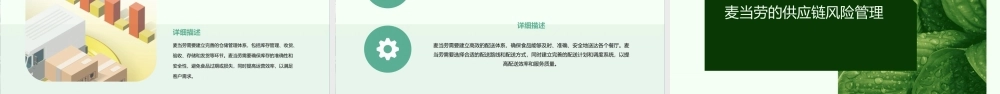 麦当劳供应链管理课件