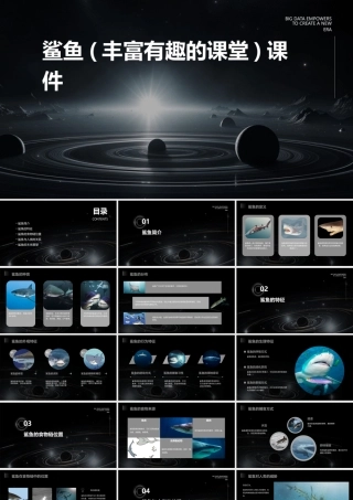 鲨鱼(丰富有趣的课堂)课件