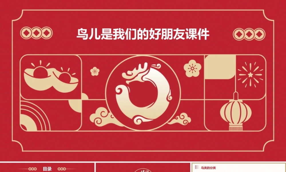 鸟儿是我们的好朋友课件