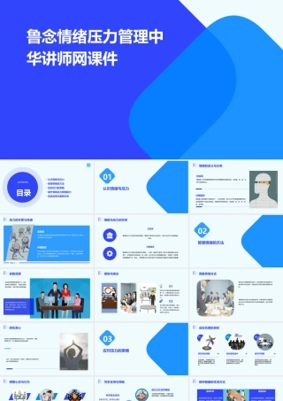 鲁念情绪压力管理中华讲师网课件