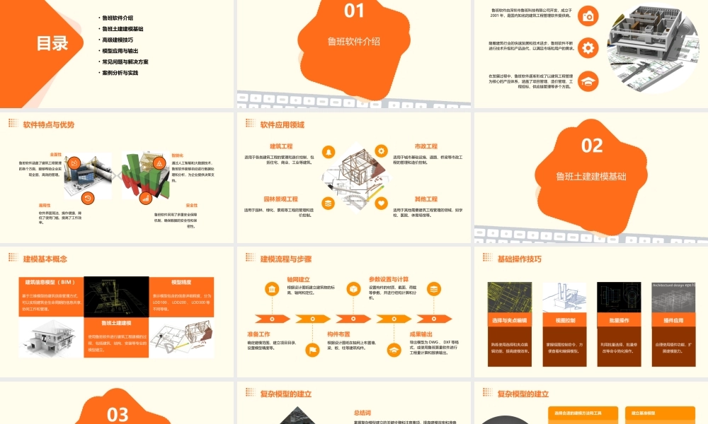 鲁班土建建模高级技巧课件