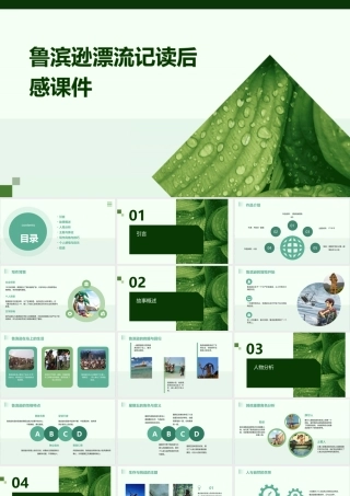 鲁滨逊漂流记读后感课件