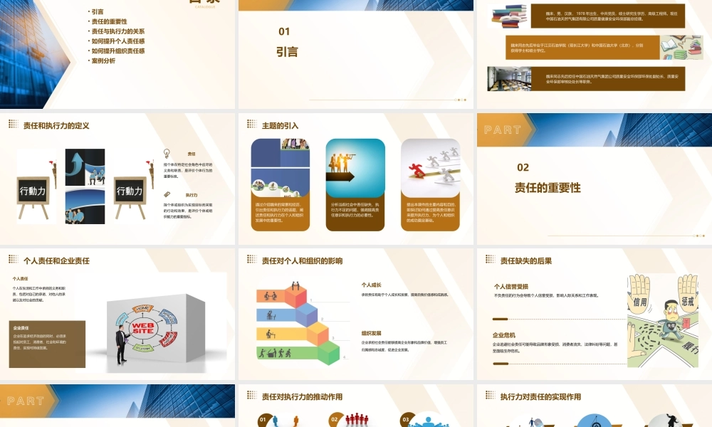 魏来责任决定执行力(上)课件