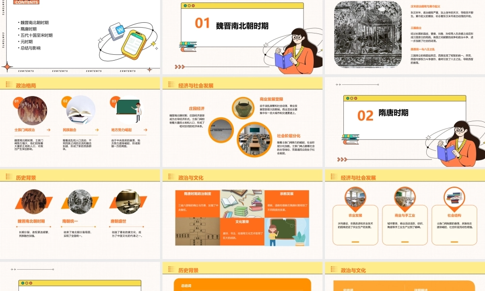 魏晋南北朝至宋元时期分析课件