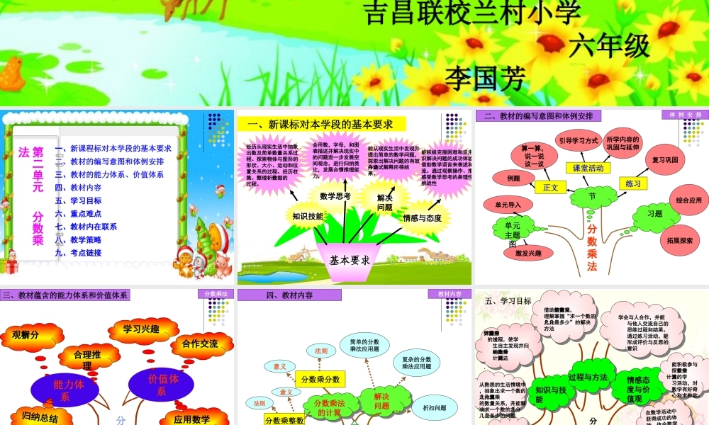 分数乘法知识树李国芳