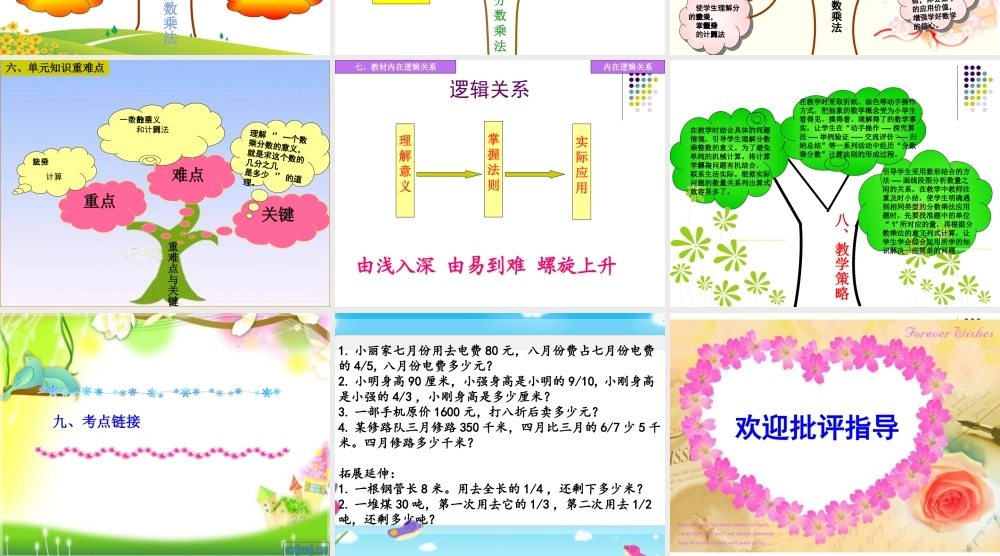 分数乘法知识树李国芳
