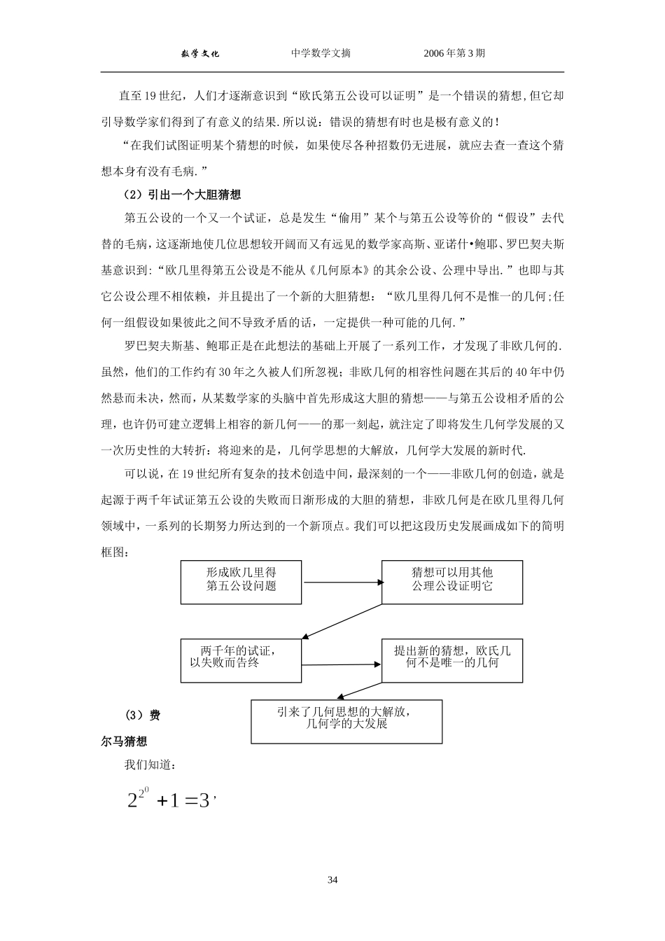 数学史上的著名猜想之(一)_第2页