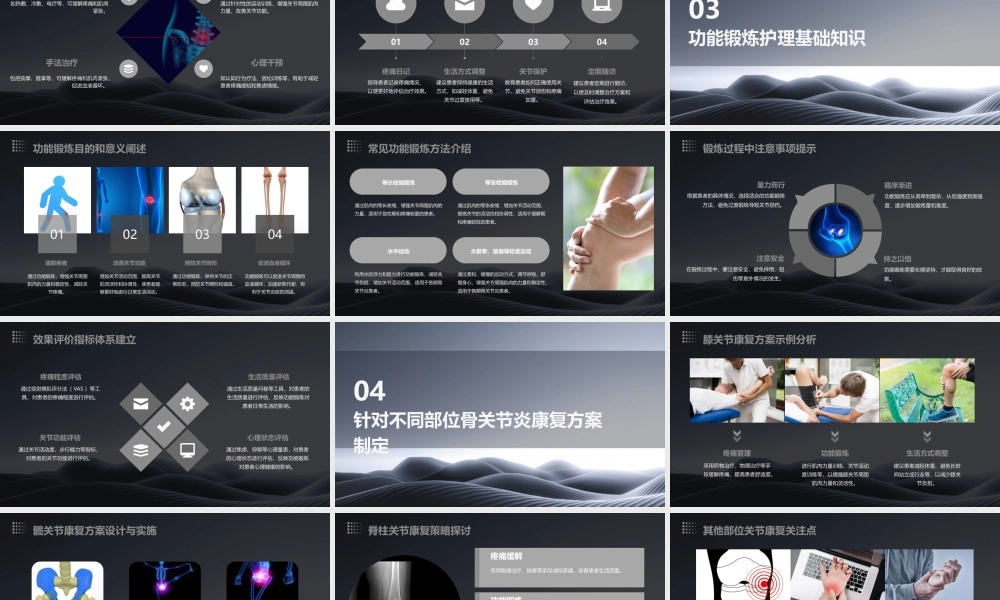 骨关节炎患者的疼痛管理及功能锻炼护理课件