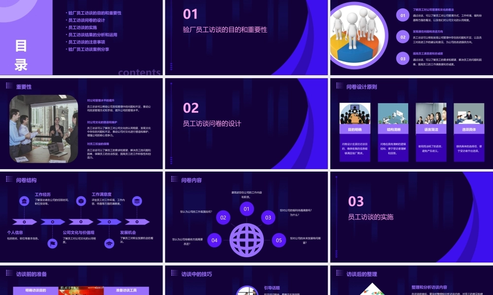 验厂员工访谈问卷课件