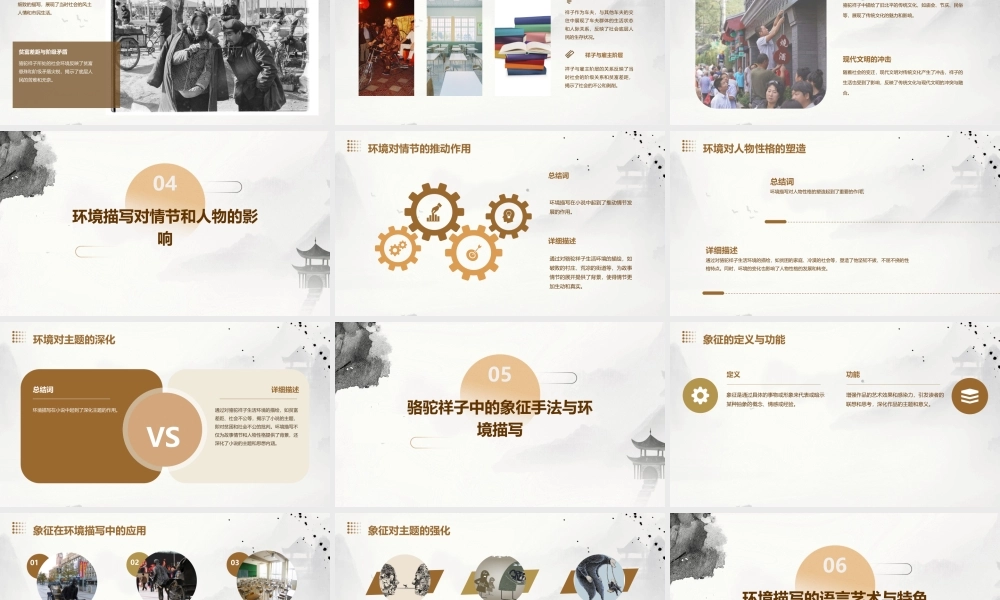 骆驼祥子环境描写课件