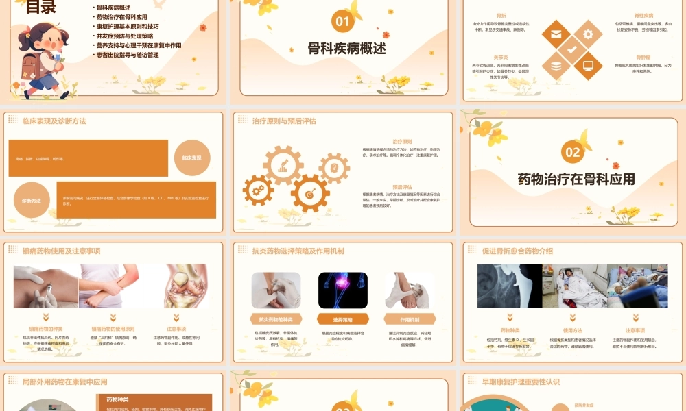 骨科疾病药物治疗与康复护理