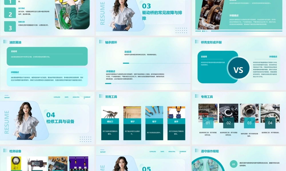 驱动桥的检修课件