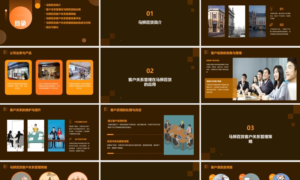 马狮百货客户关系管理案例分析课件