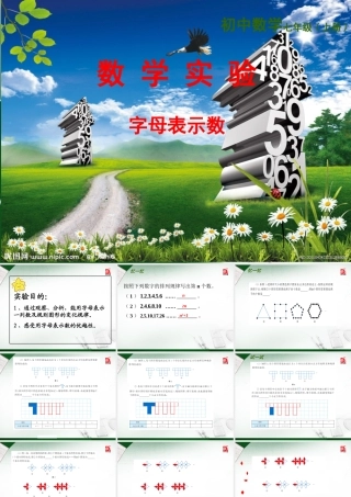 数学实验：字母表示数