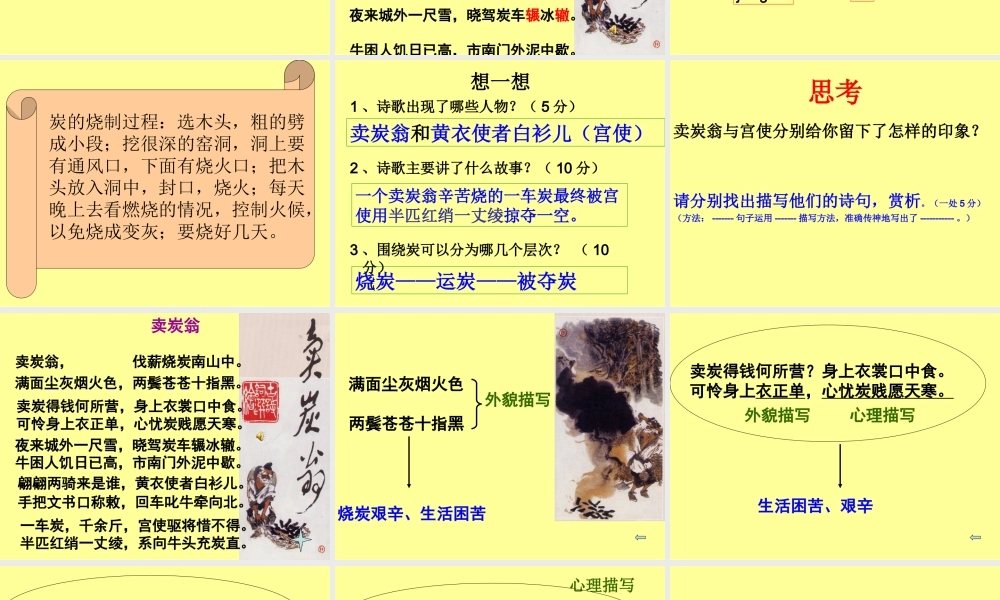 卖炭翁可用版