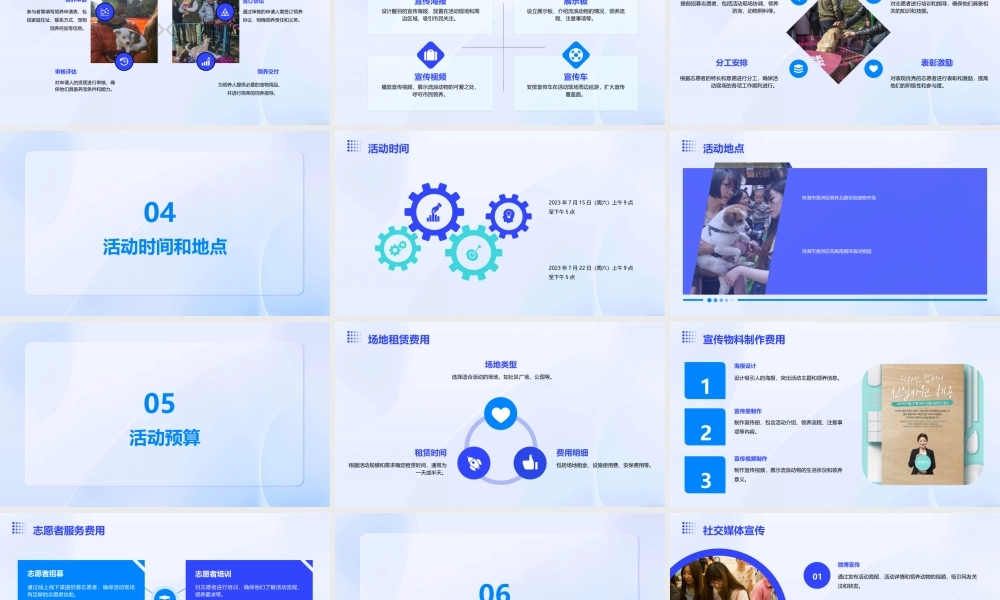 香洲创文——流浪动物领养开放日策划案课件