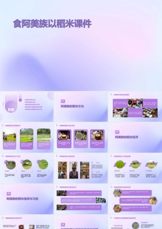 食阿美族以稻米课件