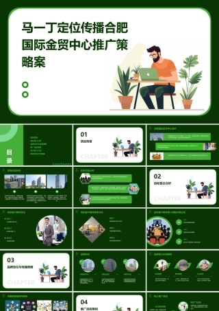 马一丁定位传播合肥国际金贸中心推广策略案课件