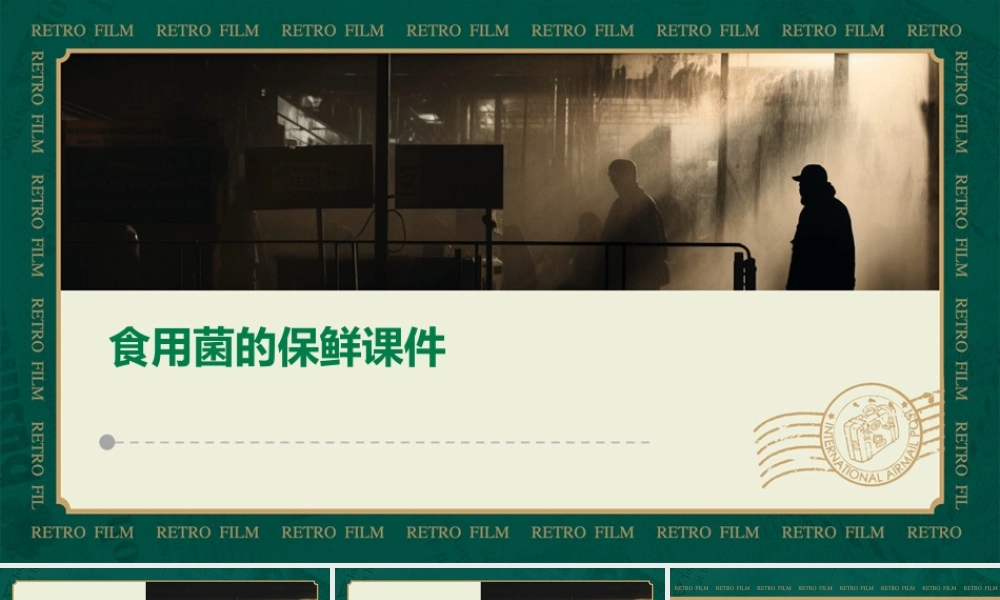 食用菌的保鲜课件