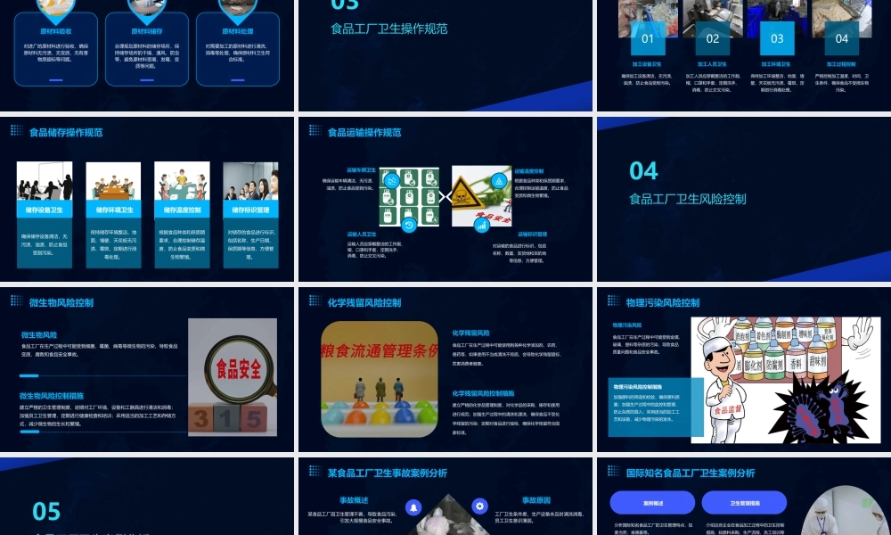 食品工厂卫生课件