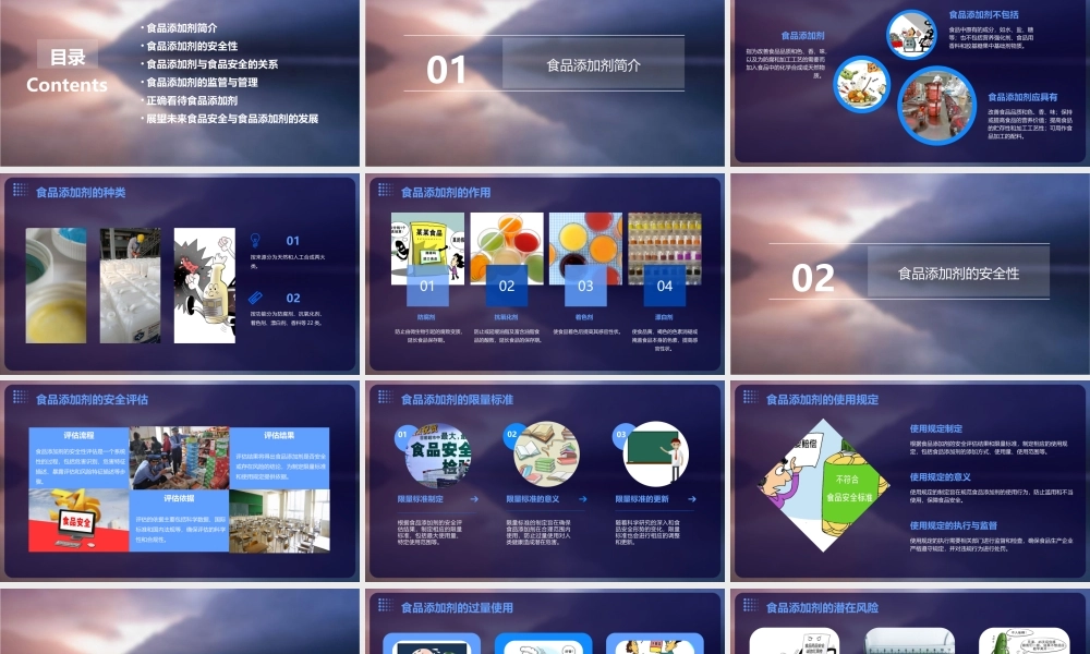 食品添加剂对食品安全的影响课件