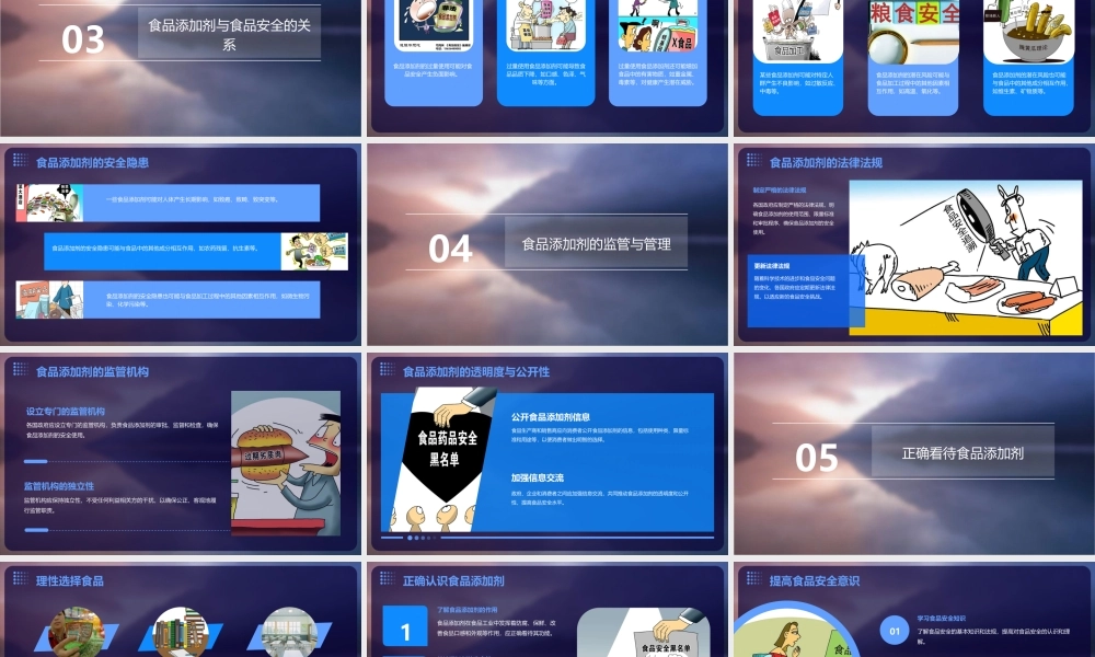 食品添加剂对食品安全的影响课件