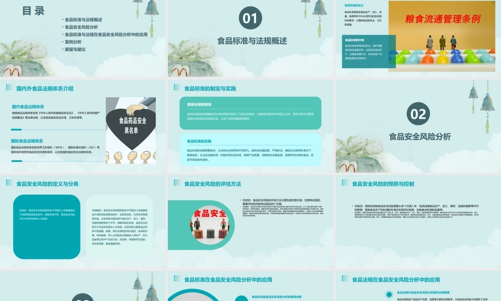 食品标准与法规食品安全风险分析课件