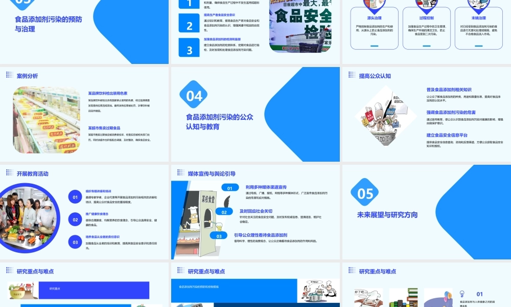 食品添加剂污染课件