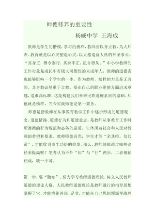 我的师德观Word97-2003文档