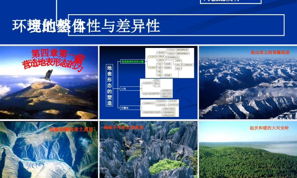 营造地表形态的力量讲