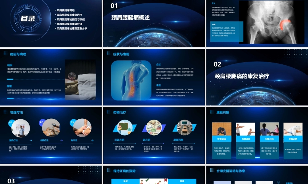 颈肩腰腿痛的康复教学课件