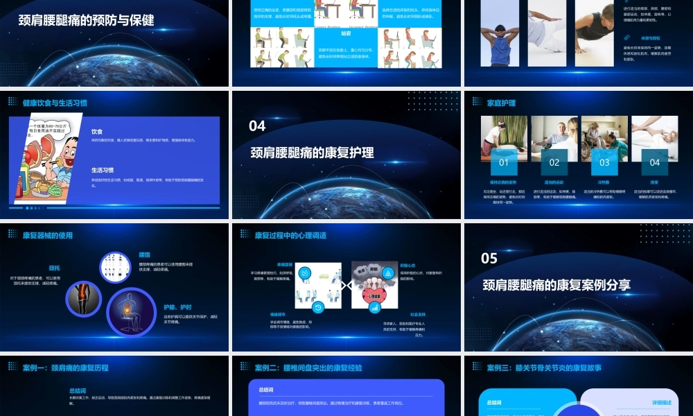 颈肩腰腿痛的康复教学课件