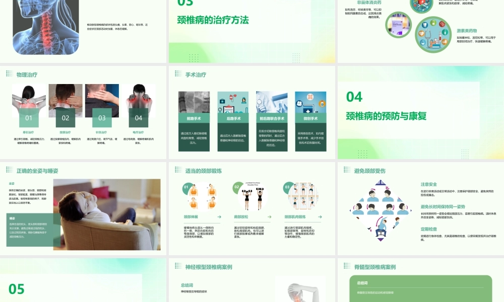 颈椎病的解剖及分型治疗通用课件