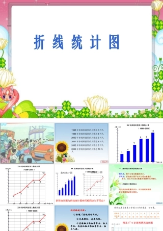 人教版四年级数学下册第七单元统计《折线统计图》PPT课件[1]