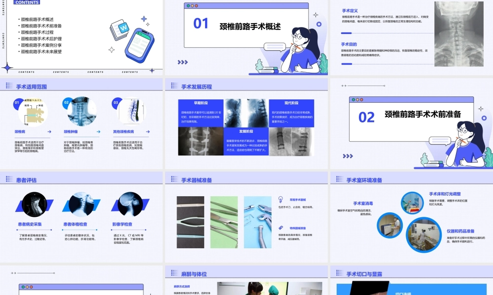 颈椎前路手术配合康锡梁课件