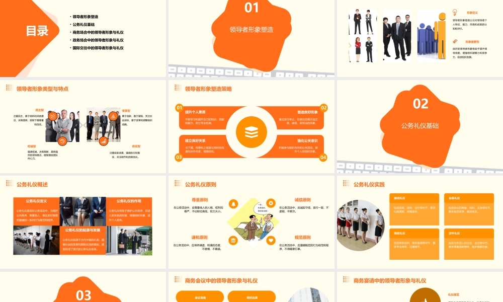 领导者形象与公务礼仪课件