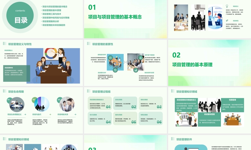 项目管理概述汇总课件