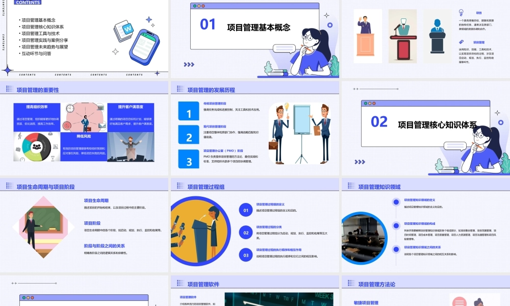 项目管理及管理经验交流会主要内容V4课件