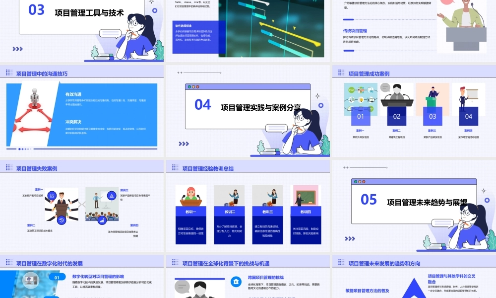 项目管理及管理经验交流会主要内容V4课件