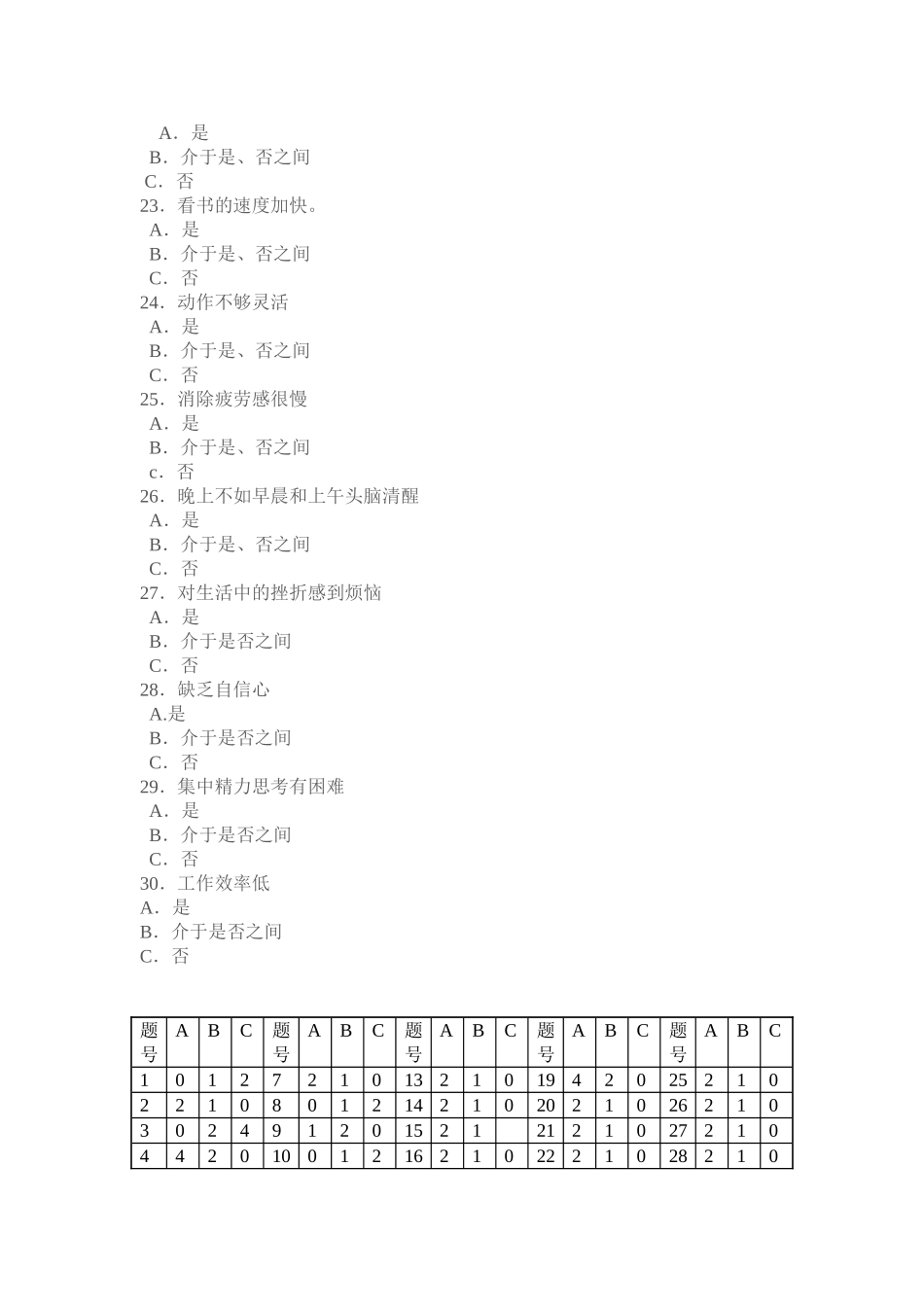 心理年龄测试量表及评分标准_第3页