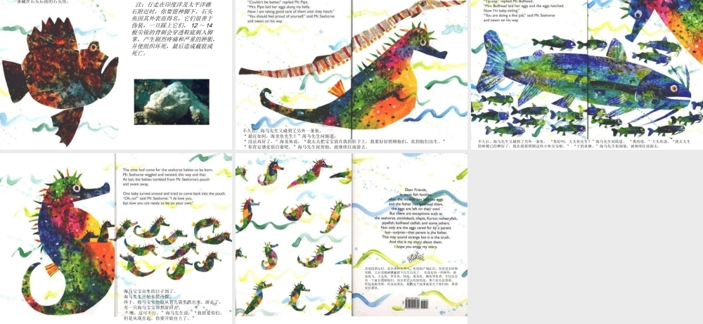 绘本《海马先生》