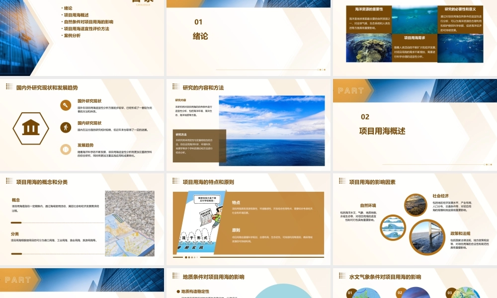 项目用海自然条件适宜性分析(五章)课件