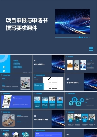 项目申报与申请书撰写要求课件