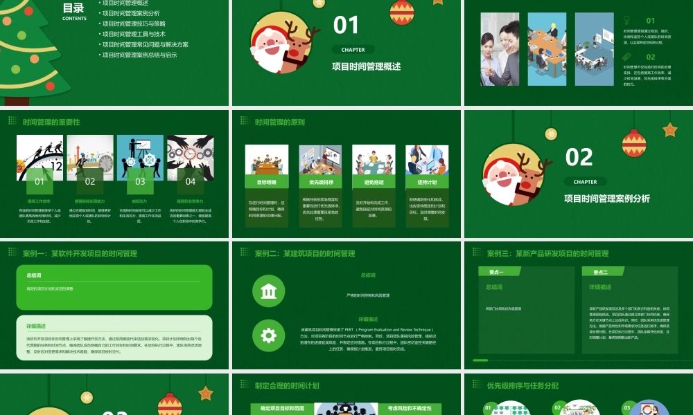 项目时间管理案例课件