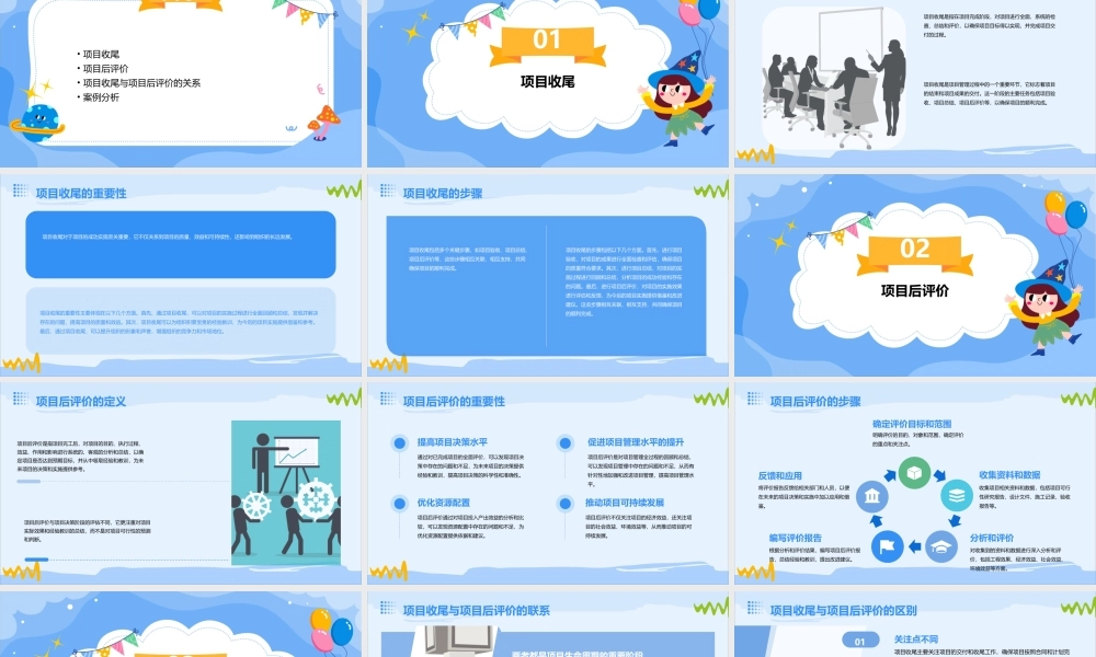 项目收尾与项目后评价课件