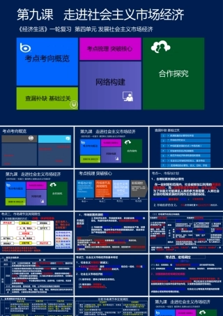第九课走进社会主义市场经济